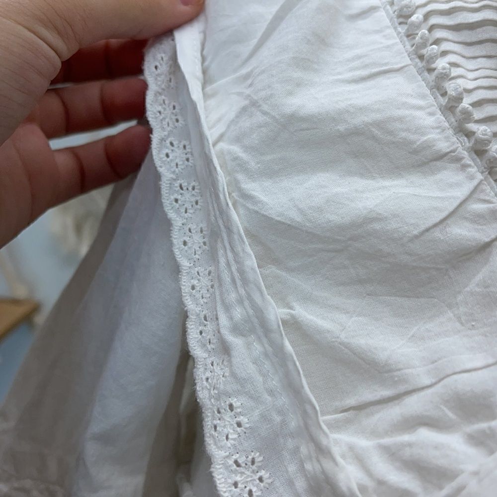 🅢🅐🅛🅔 Zhu Anthropologie Top Bronte Frill Top - Picture 10 of 16